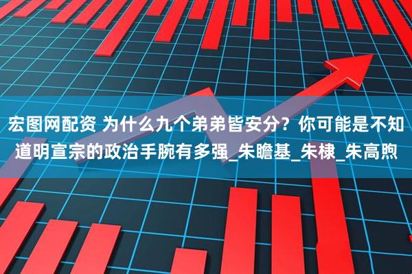 宏图网配资 为什么九个弟弟皆安分？你可能是不知道明宣宗的政治手腕有多强_朱瞻基_朱棣_朱高煦